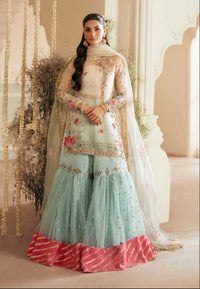 Pakistani Wedding Dress in Kameez and Gharara Style